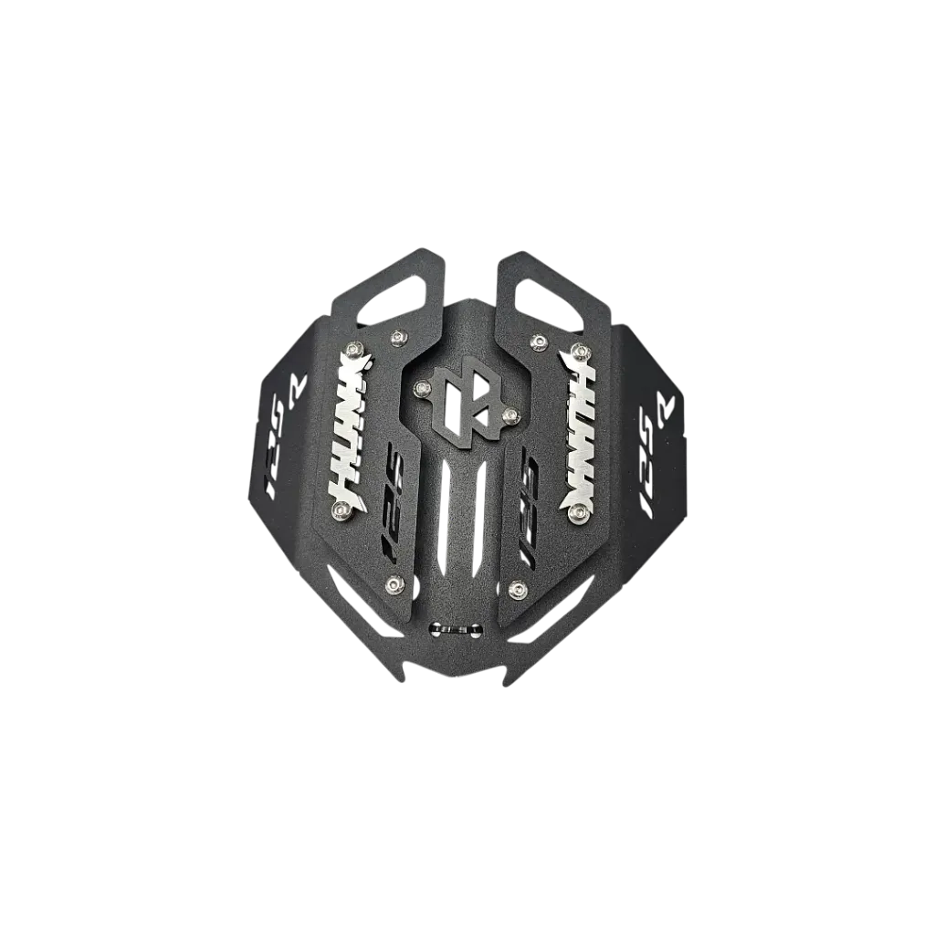 [CH1252524] CUPULA HERO HUNK 125R (ACERO) (Negro)