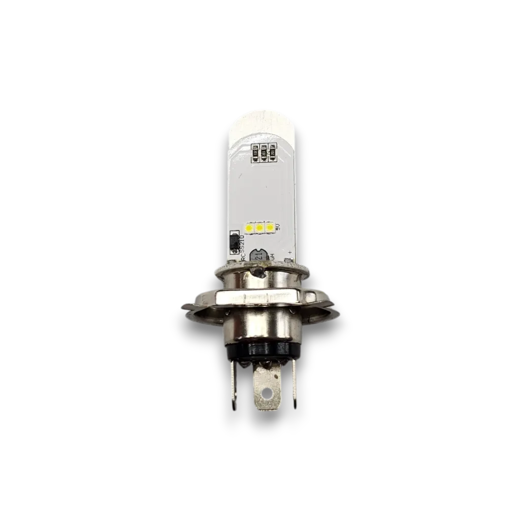 [777] BOMBILLO LED H4 DC PLANO ECO PPQ AC (UNIDAD)