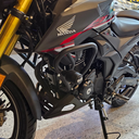 BARRA DE PROTECCIÓN CON SLIDER HONDA CB 160F - 190R (CONO NEGRO) ARMO