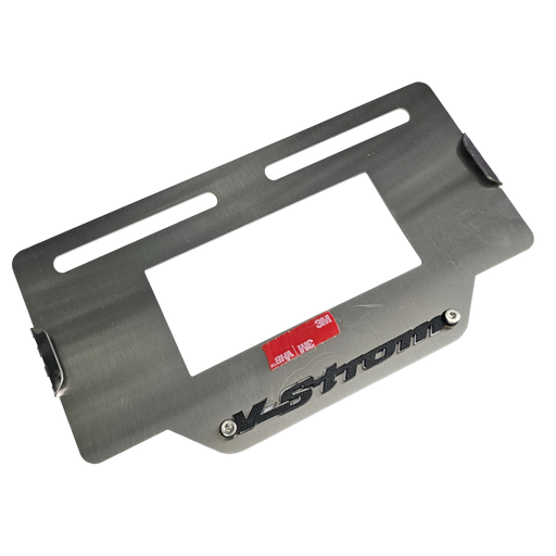 PORTA PLACA SUZUKI VSTROM (ACERO)