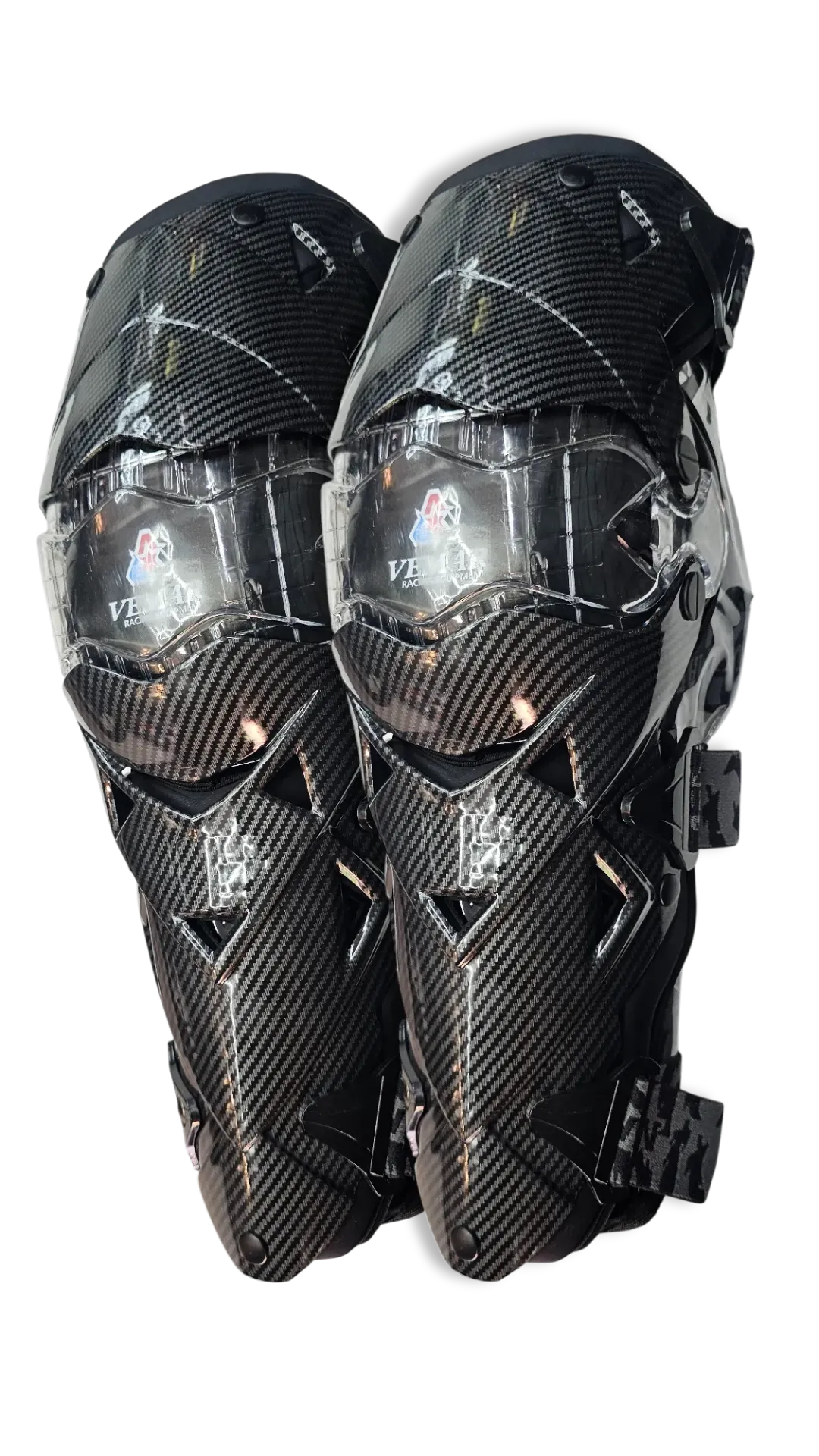 RODILLERAS VEMAR G-18 TIPO FIBRA DE CARBONO PAR