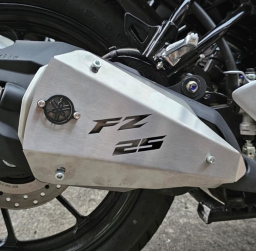 PROTECTOR DE EXOSTO YAMAHA FZ25 - LAMINA EN ACERO