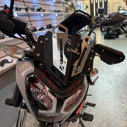CUPULA TVS RAIDER (ACERO)