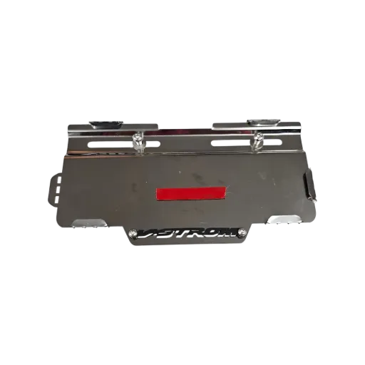 PORTA PLACA SIN PERFORAR VSTROM (ACERO)