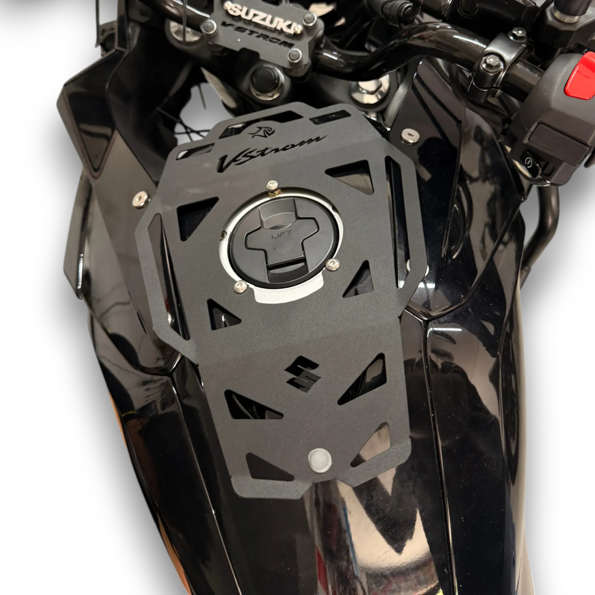 BASE TANK BAG TANQUE SUZUKI VSTROM 250 SX (ACERO)