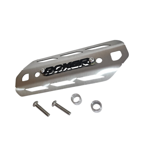 PROTECTOR CURVA DE EXOSTO BAJAJ BOXER CT - LAMINA EN ACERO