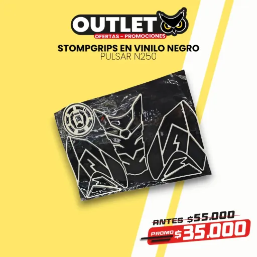 KIT VINILO TIPO STOMPGRIPS SPECIAL PULSAR N160/N250