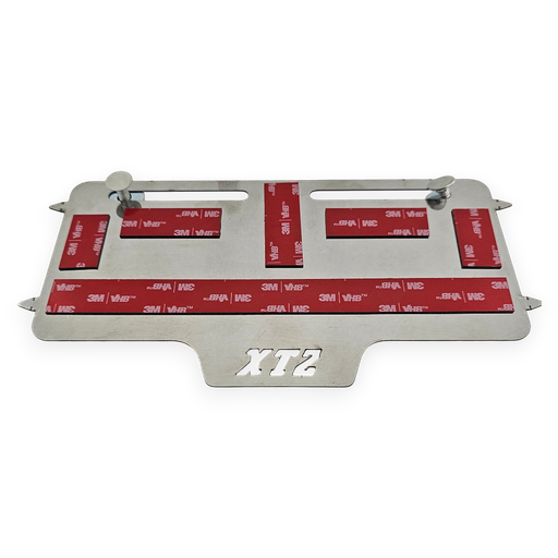 PORTA PLACA FLOTANTE SIN PERFORAR YAMAHA XTZ (ACERO)