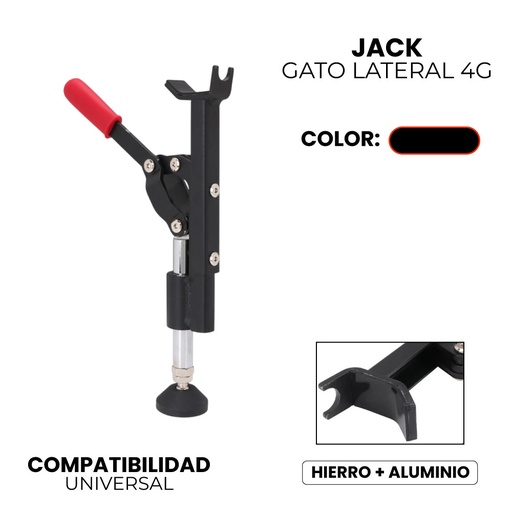 JACK GATO LATERAL AUXILIAR CON PALANCA IMPORTADO 4G