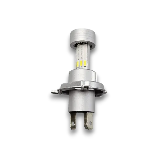 BOMBILLO LED H4 AC/DC T9 8 LEDS MINI UNIDAD CON VENTILADOR FRONTAL
