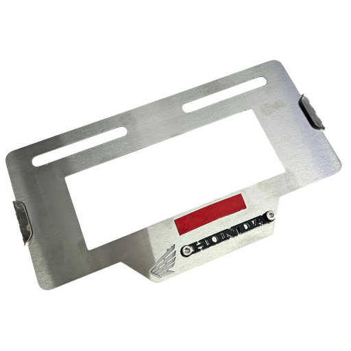 PORTA PLACA HONDA (ACERO)