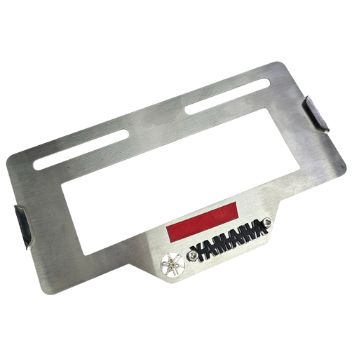 PORTA PLACA YAMAHA (ACERO)