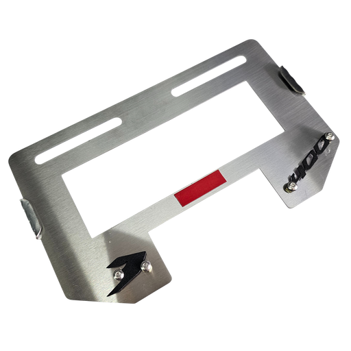 PORTA PLACA BAJAJ DOMINAR UG (ACERO)