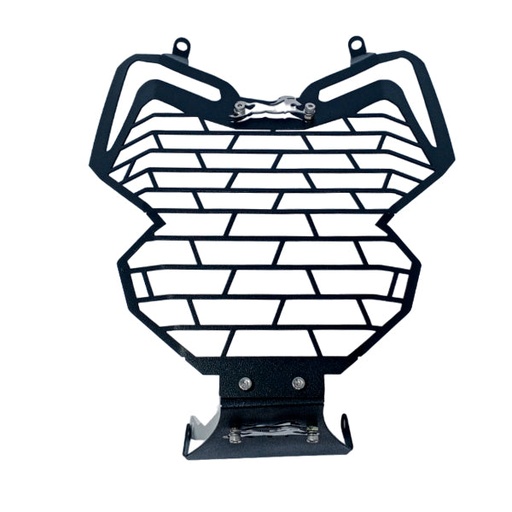 PROTECTOR DE FAROLA TVS APACHE 160/200 4V (ACERO)