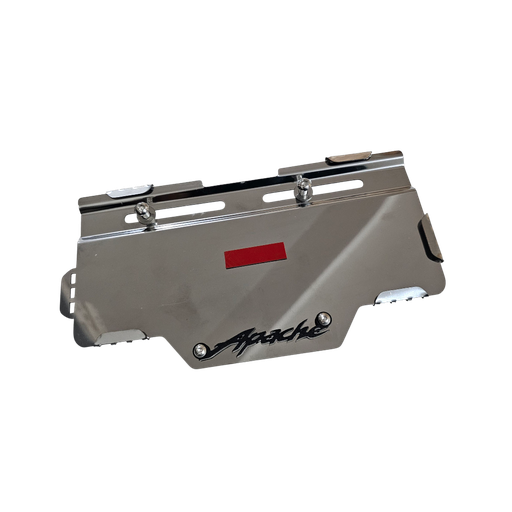 PORTA PLACA APACHE SIN PERFORAR (ACERO)