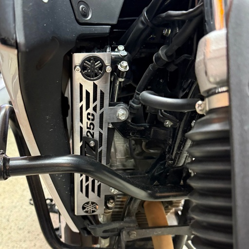 PROTECTOR DE RADIADOR YAMAHA XTZ 250 2010/2019/ABS (ACERO)