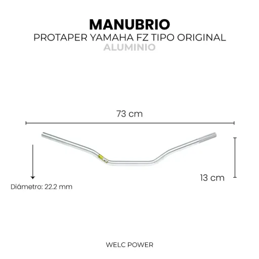 MANUBRIO PROTAPER PARA YAMAHA FZ TIPO ORIGINAL