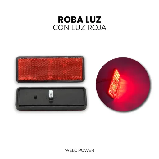 ROBALUZ CON LUZ ROJA