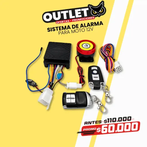 SISTEMA DE ALARMA PARA MOTO 12V