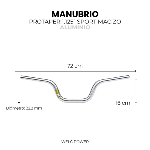 MANUBRIO PROTAPER 1.125" SPORT MACIZO