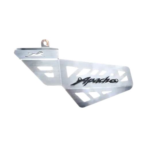 PROTECTOR DE EXOSTO TVS APACHE 4V NG GRANDE - LAMINA EN ACERO
