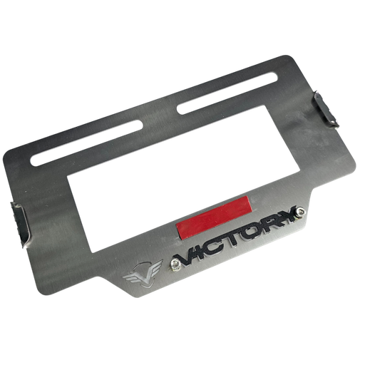 PORTA PLACA VICTORY (ACERO)
