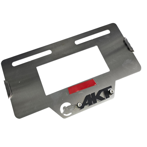 PORTA PLACA AKT (ACERO)