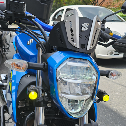 CUPULA EN ACERO SUZUKI GIXXER 150 FI/250 FI (ACERO)