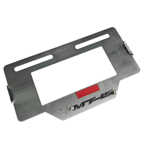 PORTA PLACA YAMAHA MT-15 (ACERO)