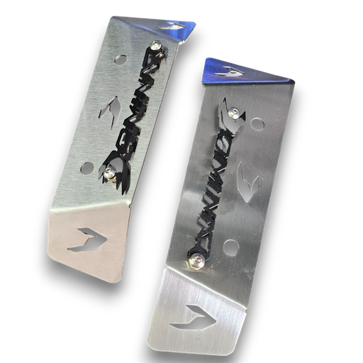 PROTECTORES LATERALES RADIADOR - LIQUIDO REFRIGERANTE BAJAJ DOMINAR UG (ACERO)