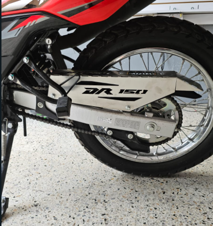 GUARDA CADENA SUZUKI DR 150 (ACERO)