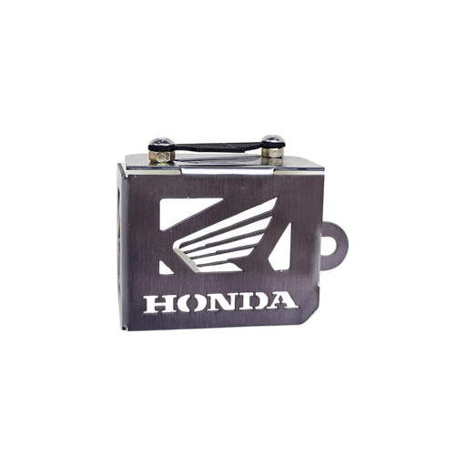 PROTECTOR DE BOMBA FRENO TRASERO HONDA UNIVERSAL (ALAS) (ACERO)